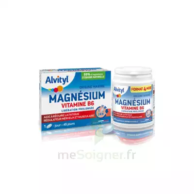 Acheter Alvityl Magnésium Vitamine B6 Libération Prolongée Comprimés LP B/45 à Mimizan